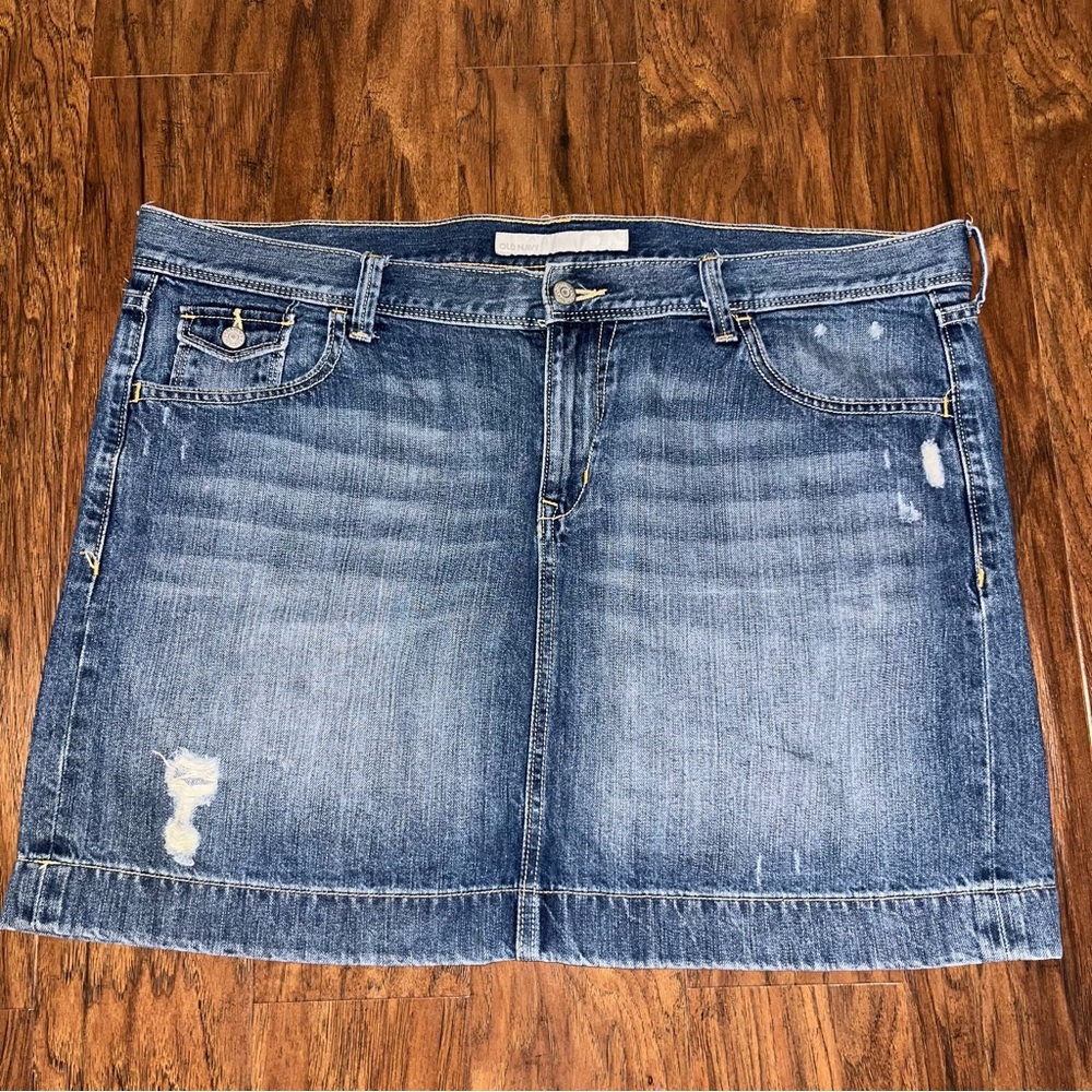 Old Navy Blue Casual Mini Denim Skirt Women’s 16